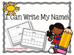 I Can Write My Name Boxes Worksheets Teaching Resources Tpt
