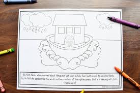 We have collected 39+ free noahs ark coloring page images of various designs for you to color. Noah S Ark Coloring Pages Mary Martha Mama