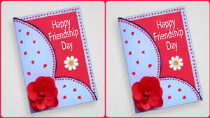 I love making fun cards for friends so on national friendship day i'm pulling out a cute stamp set and sharing card design ideas with you. Amazing Quick And Easy Friendship Day Card At Home In Lockdown Diy Friendship Day Card Making Idea Youtube
