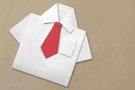 Do the same for the other side. Origami Tie Instructions