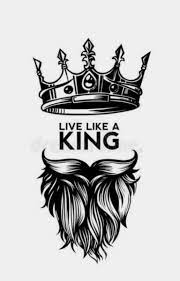 Black Background King Crown Logo Black And White Pin On Tattoos
