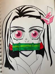 How to draw the demon slayer art style! First Time Trying To Draw Here S My Attempt At Nezuko From Demon Slayer Animesketch