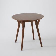 Mid Century Bistro Table West Elm Bistro Table Dining Table In Kitchen Modern Dining Table