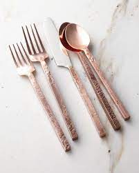 Shop 32 top copper flatware and earn cash back all in one place. 50 Terra Cotta Wedding Ideas You Ll Love Flatware Set Copper Kitchen Accessories Copper Flatware