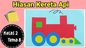 Hiasan dalaman rumah teres 3 bilik. Hiasan Kereta Api Dari Kertas Origami Sbdp Kelas 2 Tema 8 Youtube