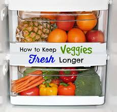 The enclosed environment also reduces the growth of microorganisms that can damage fresh produce. How To Make Veggies Last Longer