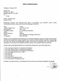 Kami informasikan bahwa anda hanya diperkenankan untuk memilih dan melamar pada 1 (satu) jalur seleksi penerimaan saja. Contoh Surat Lamaran Kerja