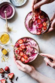 Hibiscus Berry Smoothie Bowls Gluten Free Vegan Recipe Berry Smoothies Bowl Berry Smoothie Smoothie Bowl