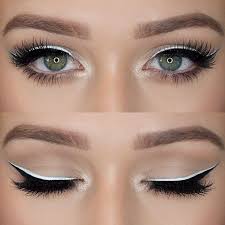 Black And White Eyeliner Pencil Makeup Char Black White Liner No Eyeliner Makeup Black And White Makeup White Makeup