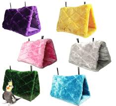 Generic Parrot Hammock Happy Hut Hideaway Fluffy Cave Cage Snuggle Tent Bunk Bird Toy Yellow S Kus Oyuncaklari Hamaklar Muhabbet Kuslari