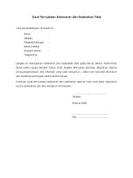 Format pernyataan data dokumen mhs baru agst2014 1 docx download contoh surat pernyataan kebenaran dan keabsaha. 14 Contoh Surat Pernyataan Kepala Sekolah Tentang Keabsahan Data Kumpulan Contoh Surat