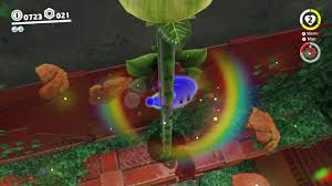 Super Mario Odyssey Wooded Kingdom Moon 11 Tucked Away Inside The Tunnel Youtube