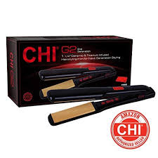 Chi G2 Ceramic And Titanium 1 1 4 Straightening Hairstyling Iron Chi In 2020 Chi Hair Products Life Changing Hair Hair Straightening Iron