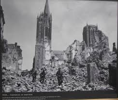 Coutances Manche Bataille De Normandie 1944 Cathedrale Dossier Photo Soldats Americains