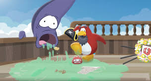 Ask for a penguin to invite you. Club Penguin Oddbot Inc