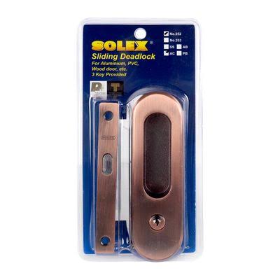 มือจับบานเลื่อน สีทองแดงรมดำ No.252AC-DUMMY SOLEX