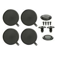 The bed liner has a black finish that resists degradation from exposure to sunlight, chemicals, and other environmental factors while providing a textured surface (fig. Gm Bed Liner Tie Down Hole Covers 23458539 Oem 4 Dia Fits 3 1 2 Hole 9 Plugs Ebay