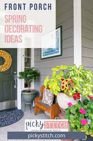 Simple Yet Stunning Spring Decorating Ideas Picky Stitch Spring Decor Easter Porch Decor Spring Decor Diy