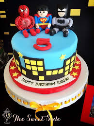 Happy Birthday Celebration For Kids Super Hero Batman Spiderman Superman Birthday Party Ideas Photo 8 Of 12 Superman Birthday Party Superhero Birthday Party Captain America Birthday Party