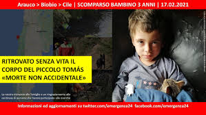 La scomparsa di un bambino è un fatto difficile da digerire. Cile Bambino Scomparso 17 02 2021 Emergenza24emergenza24