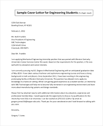 Free 8 Sample Cover Letters For Internship In Pdf Ms Word
