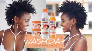 There is the misconception, among both women and men, that going natural means that a woman must chop off all her hair to a super short length. Natural Hair Wash Routine Ft Dark And Lovely Au Naturale Youtube