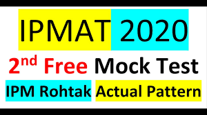Ipm 2020 Free Mock Test Ipm Iim Rohtak All India Open Mock Exact Pattern Analysis Youtube