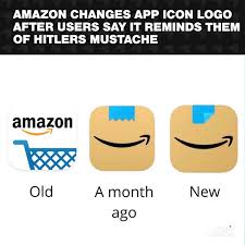 Maybe you would like to learn more about one of these? What S Trending On Twitter Amazon Has Reportedly Quietly Changed Their App Icon Due To Comparisons To Adolf Hitler S Infamous Mustache Users Will Not See A Brown Box That Resembled A Parcel With