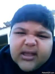 Gordo So Faz Gordice Gordinho Ensina Como Mascar Chiclete On Make A Gif
