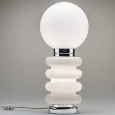 Minimal sixties aluminium desk lamp in the style of dieter rams, ipod, jacob jensen & peter nelson. 60s Table Lamp Desk Light Chrome Murano Glass Globe Mazzega Vintage Mid Century Ebay Table Lamp Lamp Desk Light