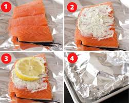 May 27, 2021 · wrap the salmon fillets in aluminum foil. Baked Salmon In Foil Single Serving One Dish Kitchen
