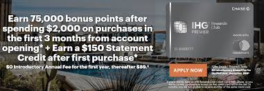 Many offer rewards that can be redeemed for cash back, or for rewards at companies like disney, marriott, hyatt, united or southwest airlines. Chase Ihg Premier 75 000 Points 150 Statement Credit 89 Annual Fee Waived First Year Doctor Of Credit