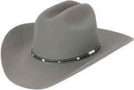 Stetson 6x Angus Granite Grey Felt Cowboy Hat Cowboy Hats Felt Cowboy Hats Cowboy Hat Styles