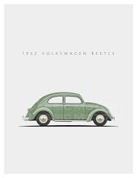 Image result for Medium Green 1952 Beetle