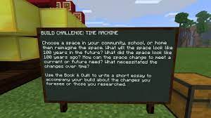 Learners could design a school, home, workplace, or public space and select one of five biomes. Minecraft Global Monthly Student Challenge Time Machine March 2019 Youtube