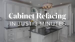 With cabinet refacing, you can customize your kitchen's current layout in a variety of ways in less time and at a lower cost than remodeling. Cabinet Refacing In Just 3 Minutes Kitchen Magic Youtube