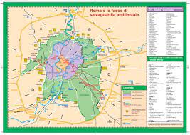 Confini della ztl centro storico, ztl anello ferroviario, fascia verde e parte del territorio comunale. Mappa Fascia Verde Alta Risoluzione Roma