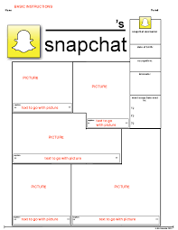 Social Media Biographies Twitter Facebook Snapchat And Biography Template 6th Grade Social Studies Snapchat Template