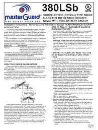 Aufrufe 200 tsd.vor 4 years. Masterguard 380lsb Owner S User S Information Manual Pdf Download Manualslib