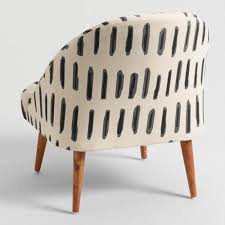 Charcoal Gray And Ivory Dash Print Noemi Tub Chair Tub Chair Restoration Hardware Dining Chairs Ikea Chair