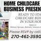 Home Childcare Business Presentation event image