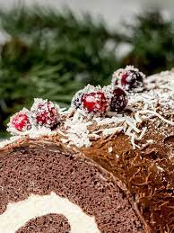 Christmas Yule Log Cake Buche De Noel Recipe Yule Log Cake Holiday Desserts Log Cake