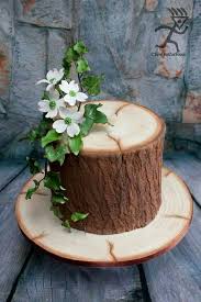 Log Cake Log Cake Airbrush Cake Woodland Cake