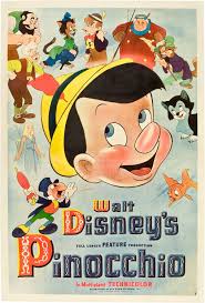 Pinocchio Movie Poster 5 Vintage Disney Posters Disney Movie Posters Pinocchio Disney
