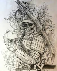 World Of Pencils On Instagram Ghost Samurai Tattoo Sketch By Artist Jessyentattoo Ar Full Sleeve Tattoo Design Samurai Tattoo Design Tattoo Sleeve Designs