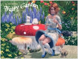 Sims 4 sets • download free and quality custom content for the sims 4 and the sims 3 | furniture sets and single objects Severinka S Fairy Garden Set
