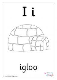 I'm particularly proud of this set, because after spending nearly 9 years creating coloring pages for this site, this is the very first one that was drawn by my own daughter! Letter I Colouring Pages