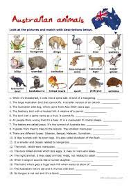 Collection Of Australian Worksheet Download Them And Try To Solve Australian Animals Australian Animals Facts Australia Crafts