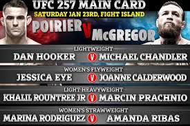 When is the ufc 257: Wwfabryaklmwrm