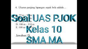 Materi pjok kelas 10 smasmk yang akan kami bagikan adalah materi untuk semester 1 dan semester 2 terdiri dari 10 bab. Soal Uas Pjok Sma Kelas 10 2019 Part 1 Suka Penjas Youtube